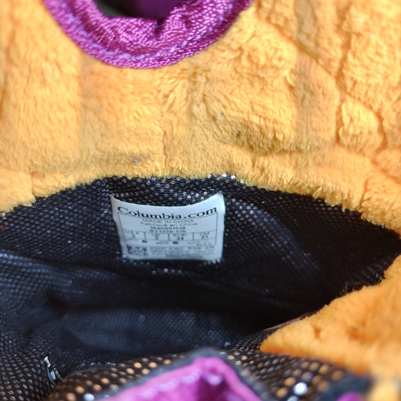 Columbia Girl's Purple Waterproof 200 Grams Insulated Winter Boots Size 3 - Picture 4 of 9